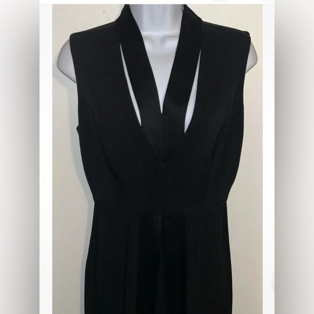 Francisco Costa for Calvin Klein Black Sleeveless Dress-Size 4